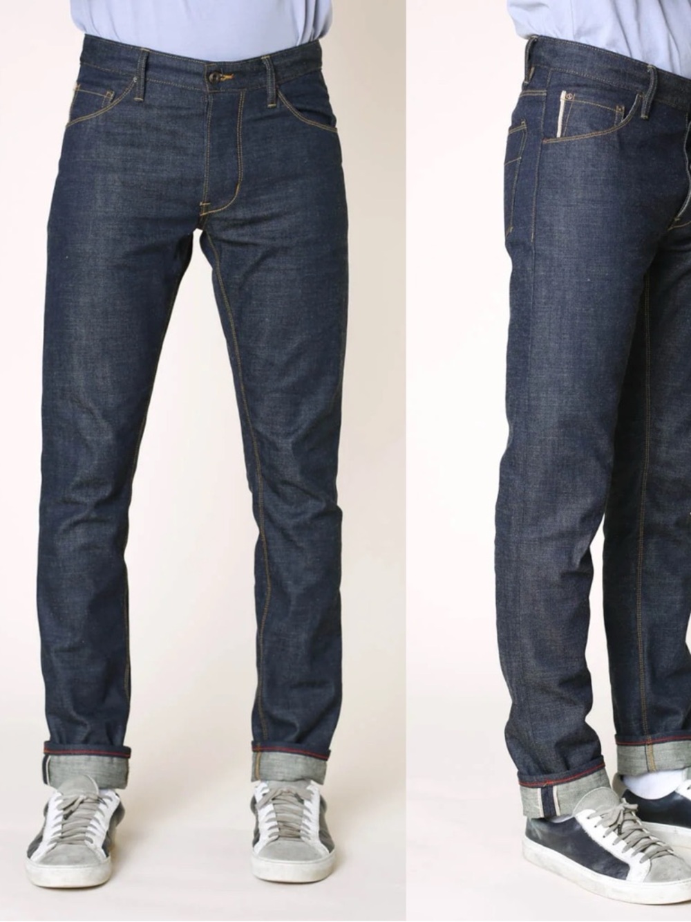 RALEIGH Denim Selvedge White Oak Cone Japanese Raw Indigo Denim Jeans \\ 30 x 32